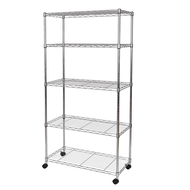 30" W 5-Tier Steel Shelvings