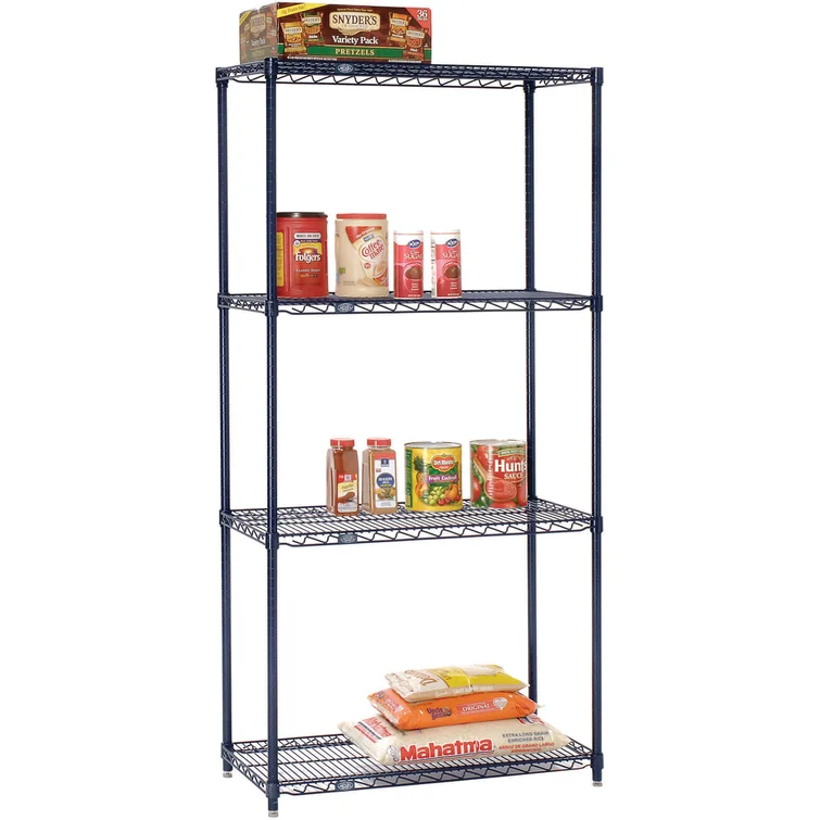 24'' W Metal Height -Adjustable Shelving Unit
