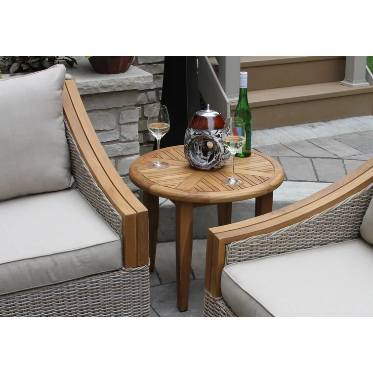 Carlton 3 Piece Rattan Sofa Seating Group with Sunbrella Cushions.