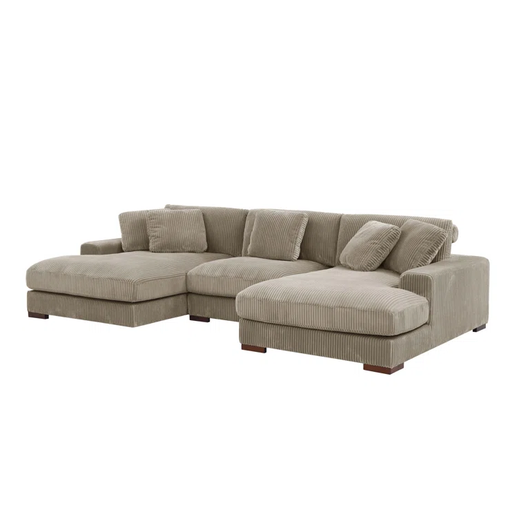Cabbar 3 - Piece Corduroy Sectional