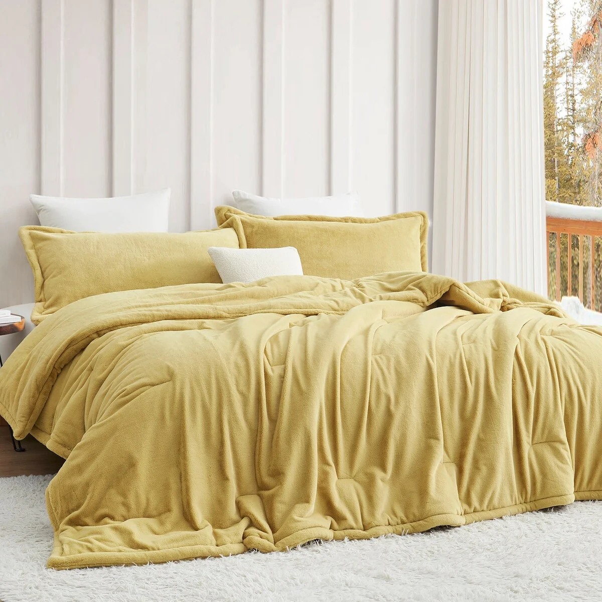 Softer than Soft? - Coma Inducer? Oversized Comforter Set - Sunlight Moss