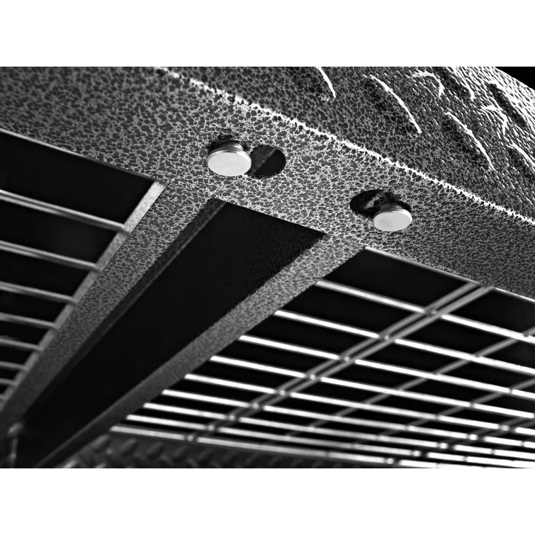 77" Wide Heavy Duty Rack With Four 24" Deep Shelves
