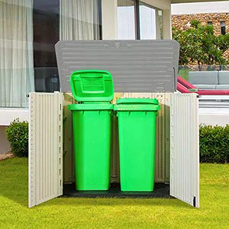 4 ft. 2 in. W x 2 ft. 5 in. D Plastic Horizontal Storage Shed