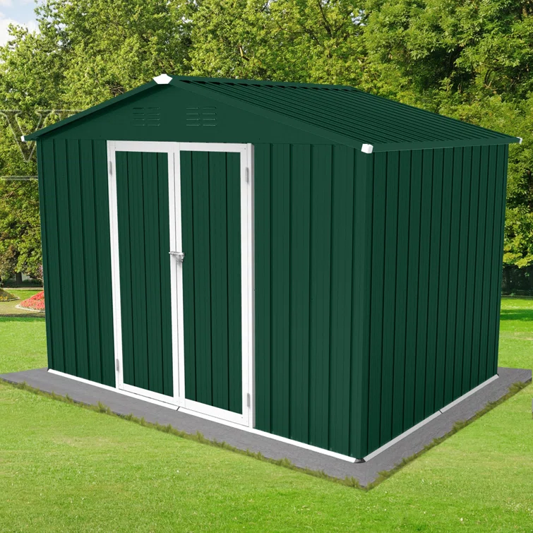 Anastasia 8 ft. W X 6 ft. D Metal Tool Shed