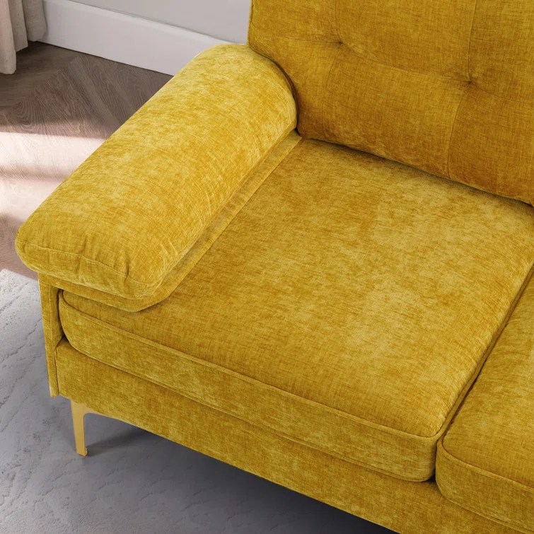 Rhylin 82.7'' Reversible Upholstered Sectional Sofa Chaise