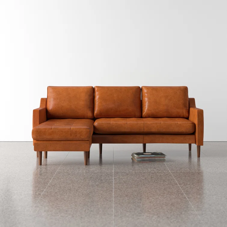 Daylen 2 - Piece Leather Sectional