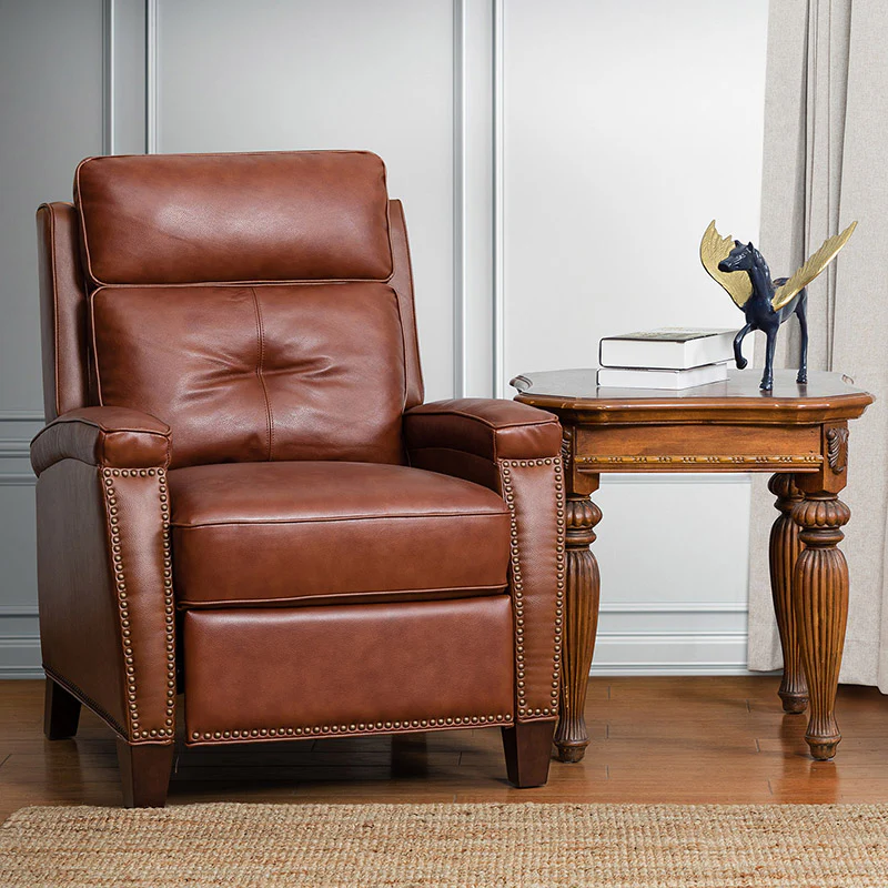 Demetria Genuine Leather Recliner