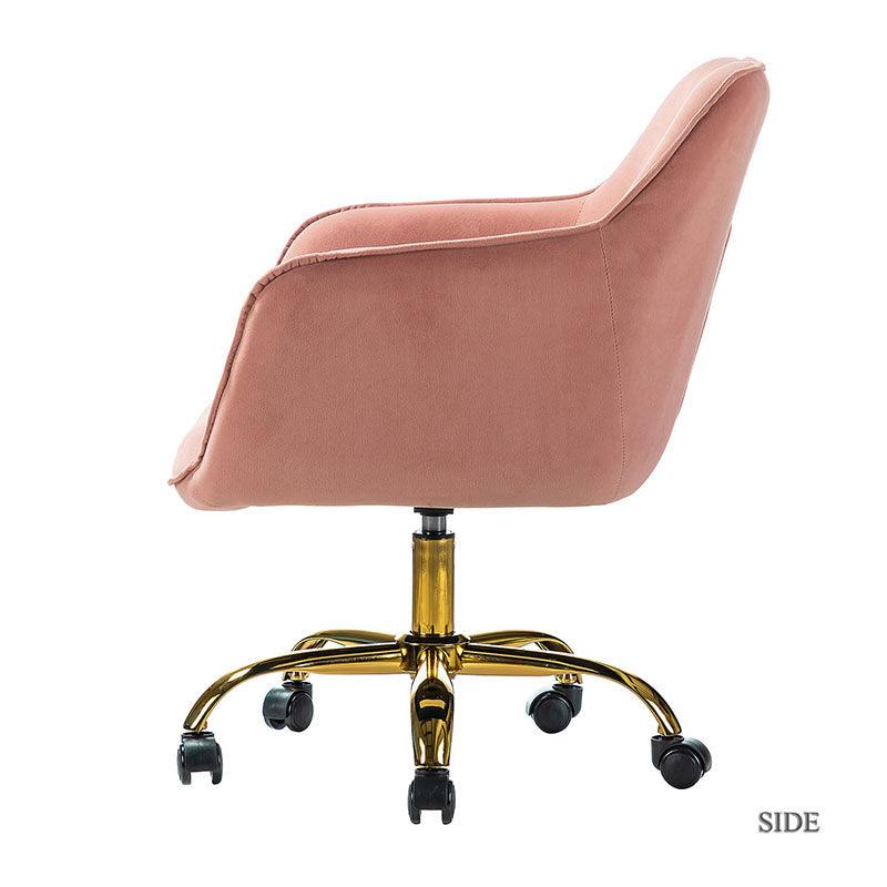 Jovida Velvet Tufted Office Chair