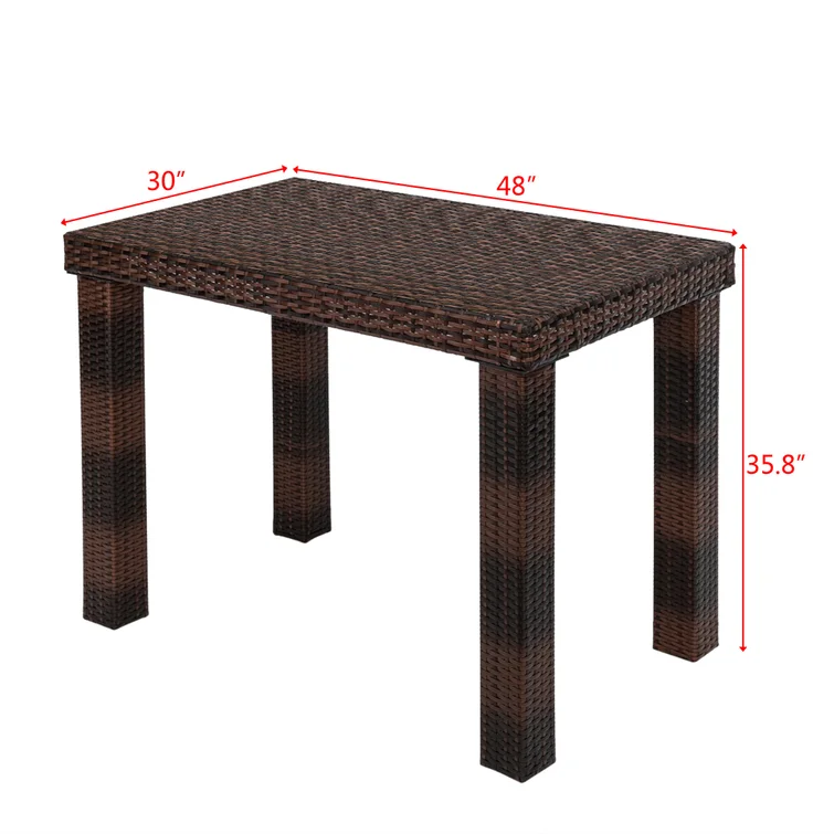 Wilner 4 - Person Rectangular Outdoor Dining Set