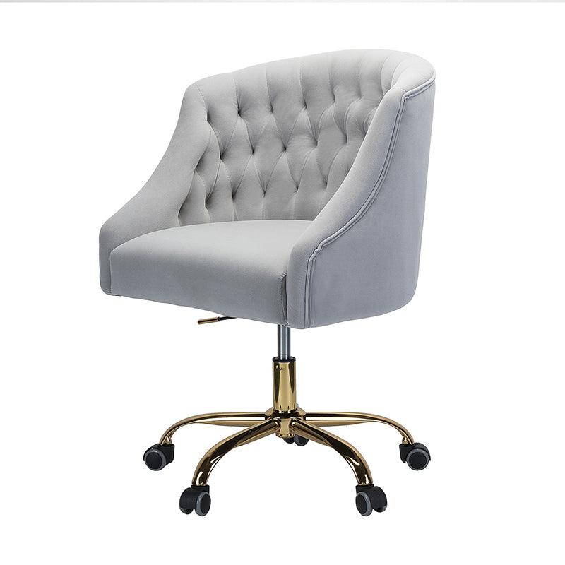 Penelope Velvet Tufted Office Chair