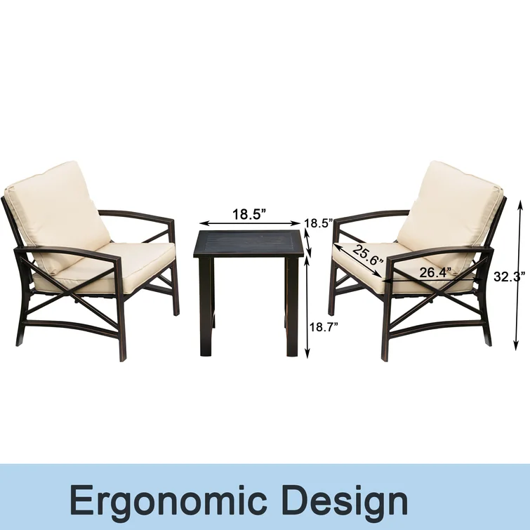 Cueva 6 - Person Outdoor Seating Group with Cushions<!-- --> <!-- -->(Set of 8)