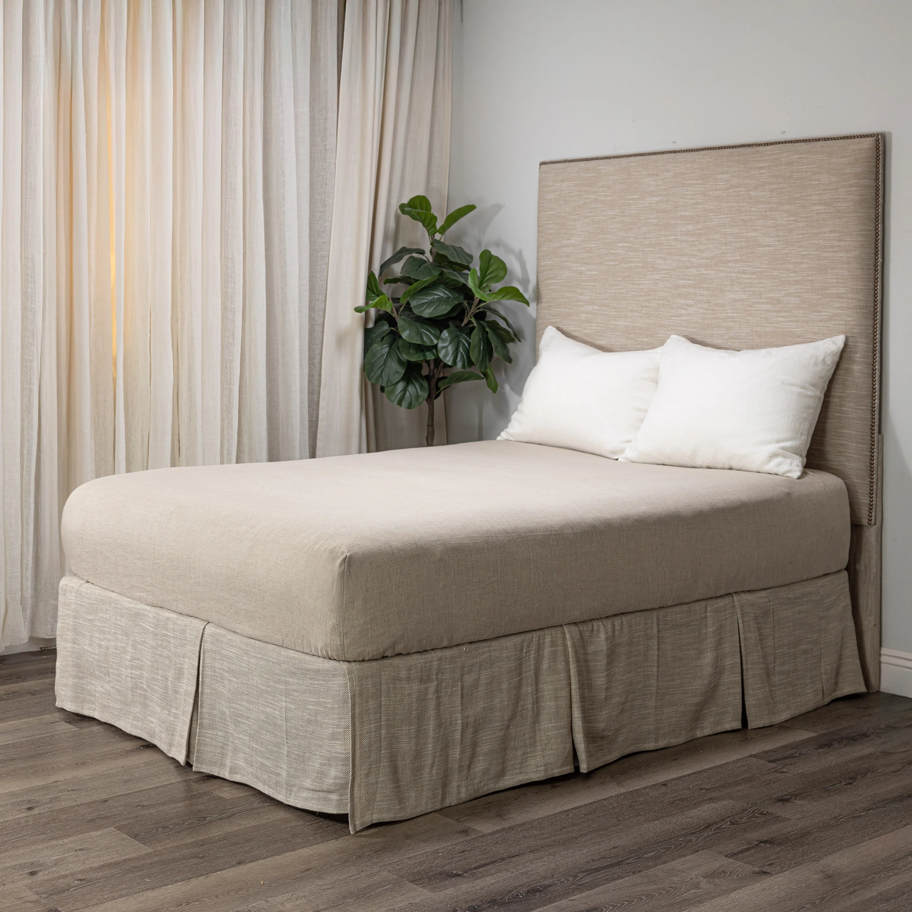 Cottage Home Linen Box Spring Cover