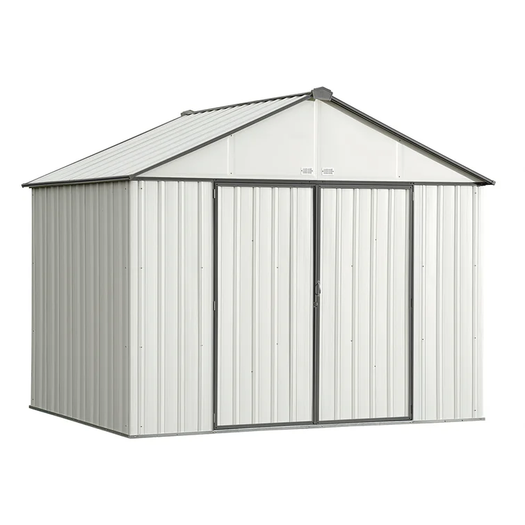 EZEE 10 ft. W x 8 ft. D Metal Storage Shed