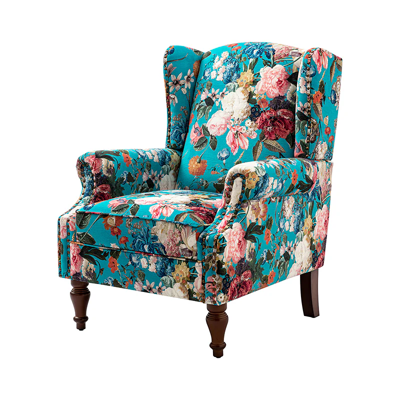 Felix Armchair with Spindle Legs