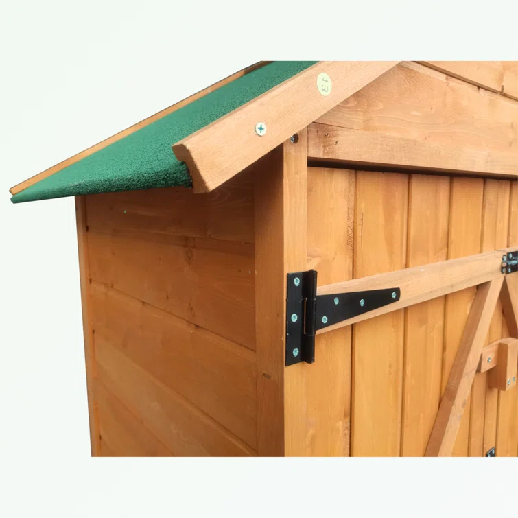 4 ft. W x 2 ft. D Wood Vertical Tool Shed