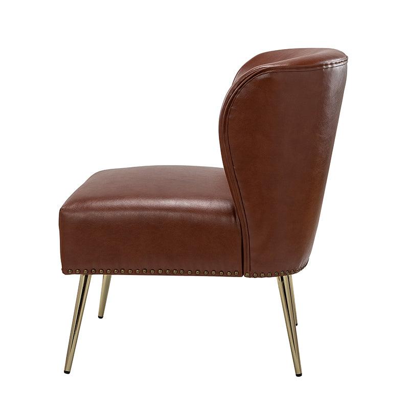 Angela Leather Side Chair