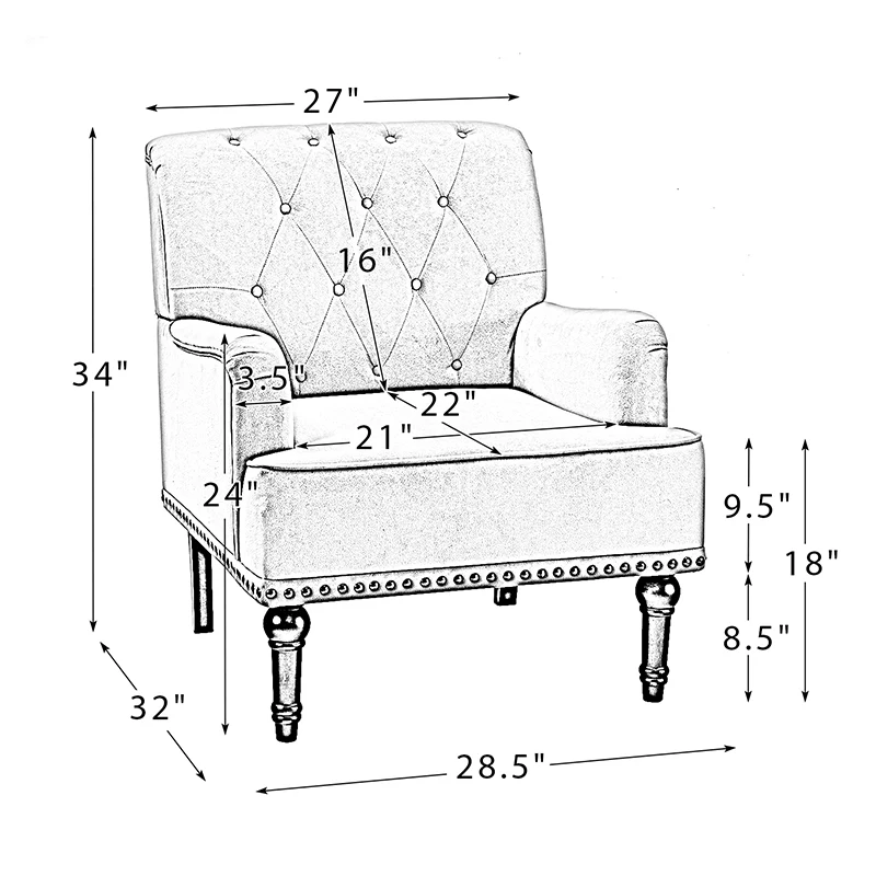 Constantino Velvet Armchair