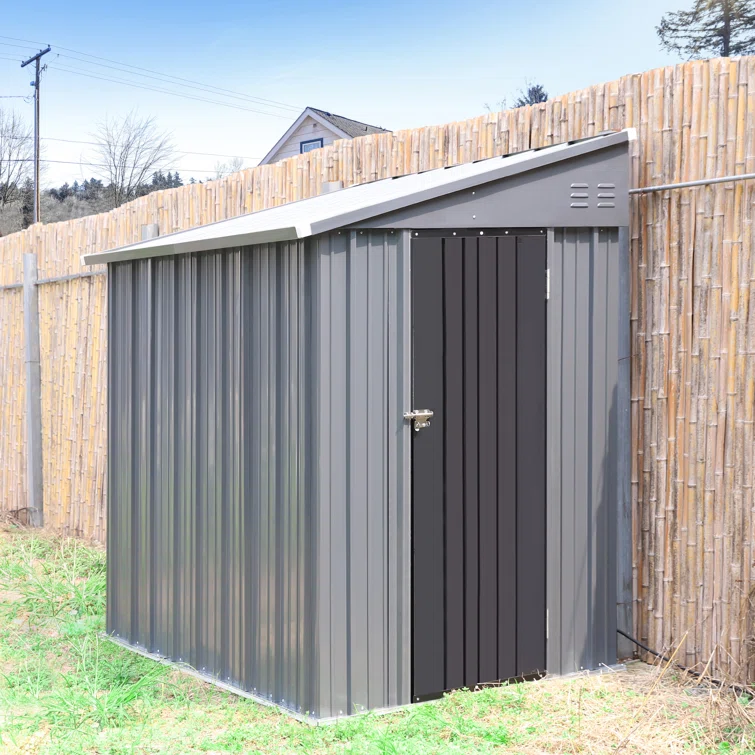Metal Lean-to Storage Shed Multiple Sizes