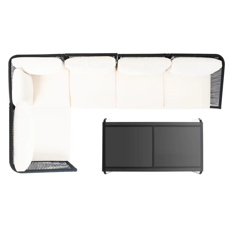 5 - Person Outdoor Seating Group with Cushions