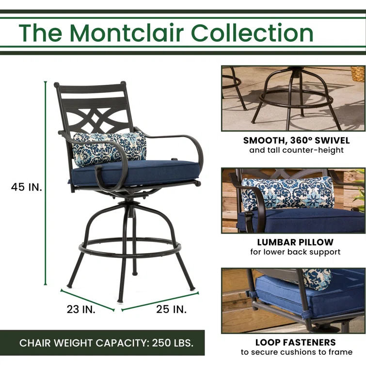 Elmfield 4 - Person Square Outdoor Dining Set with Cushions