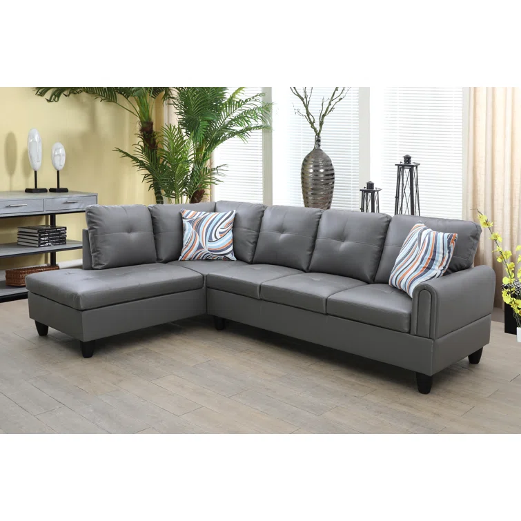 Renford 2 - Piece Faux Leather Sectional