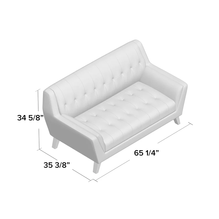 Meghan 65.3'' Upholstered Loveseat