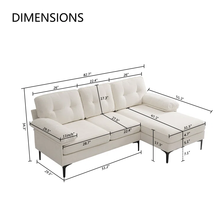 Joseph-Alexander Upholstered Sectional