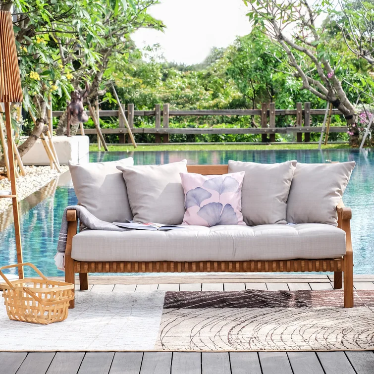 Jo 5 - Person Teak Outdoor Seating Group with Cushions
