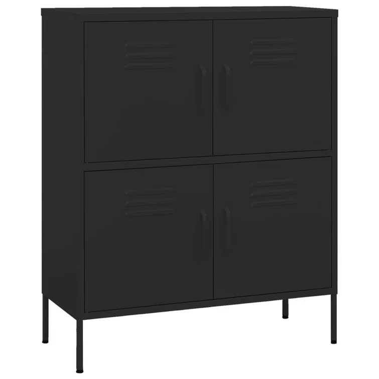Storage Cabinet Freestanding File Cabinet with Shelves for Office Steel