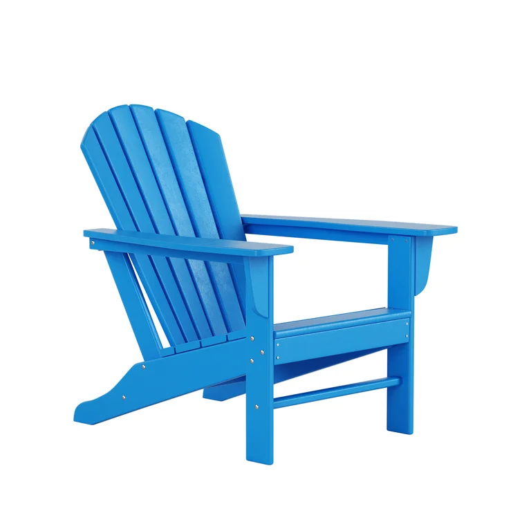 Shaunna Resin Adirondack Chair with Ottoman