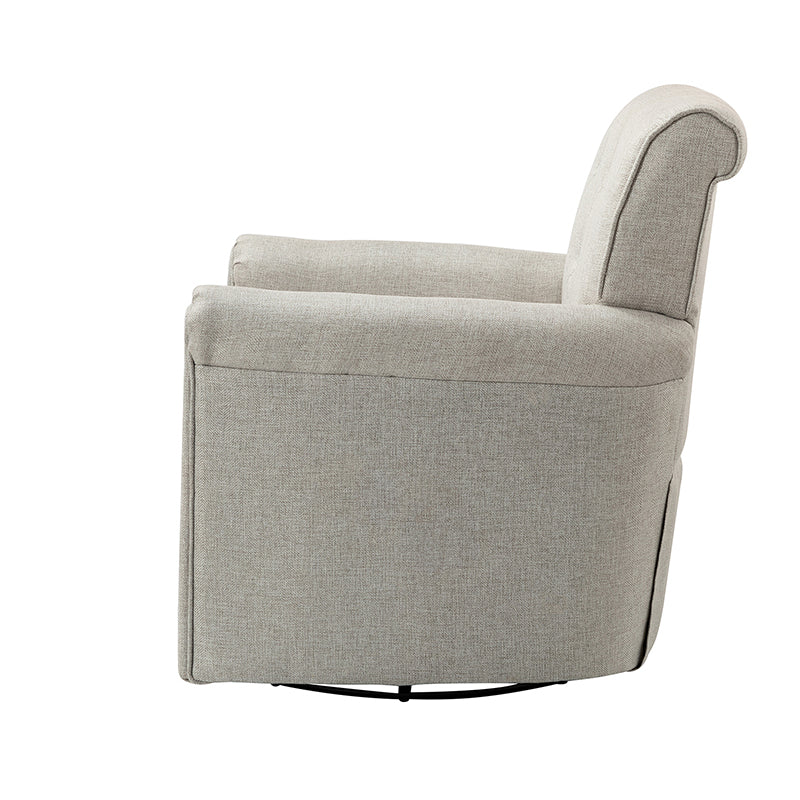 Gwendolyn Upholstered Swivel Armchair