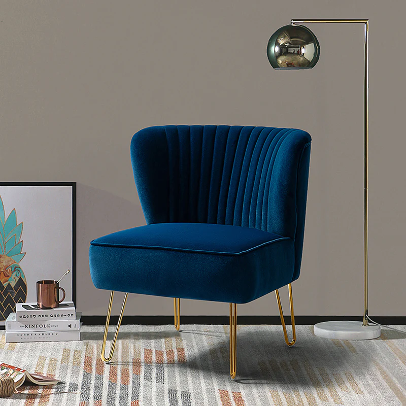 Ainhoa Velvet Tufted Back Side Chair