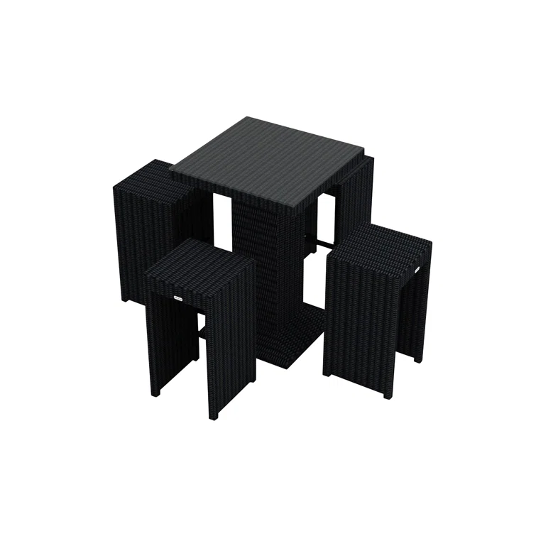 Aleacia 4 - Person Square Outdoor Dining Set