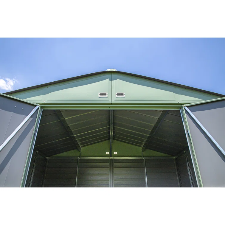 10 ft. W x 12 ft. D Metal Storage Shed