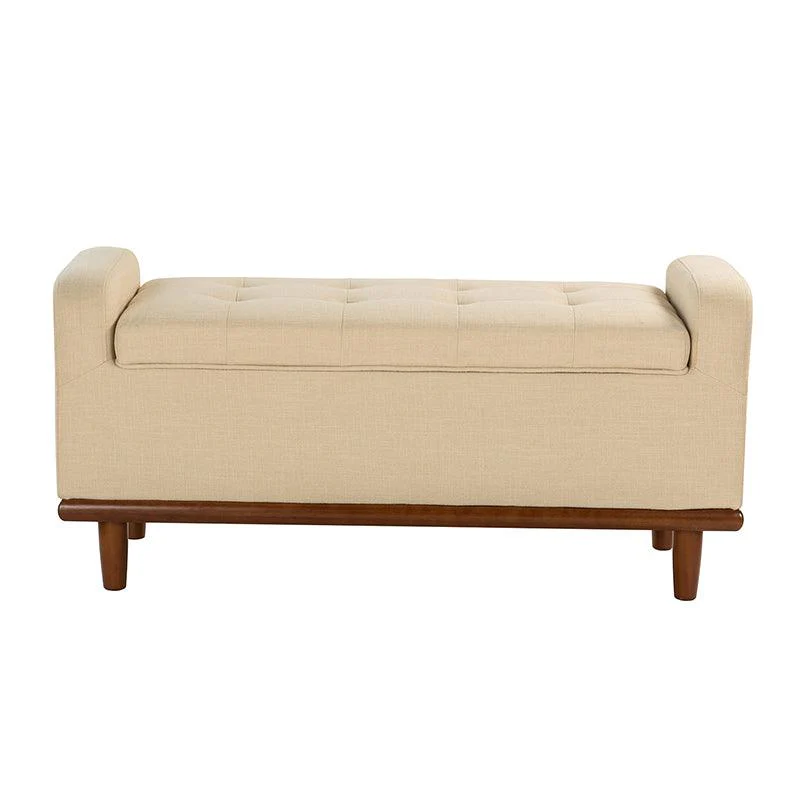 Clover Upholstered Flip Top Storage Bench