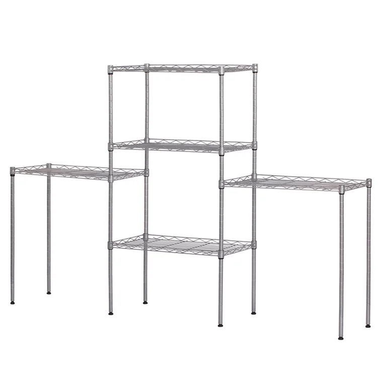 Alves 59" H x 21.25" W x 11.42" D 5 Layer Wire Shelving Unit