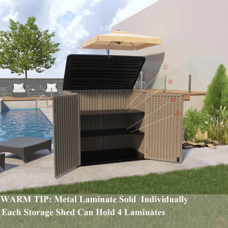 Outdoor Large Storage Shed