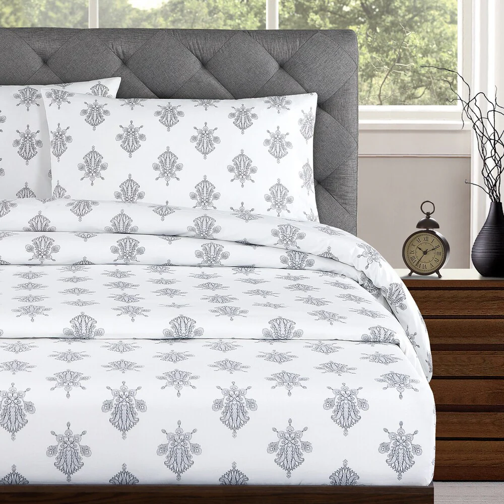 Arwen 250 Thread Count Cotton Percale Bed Sheet Set