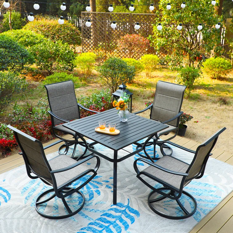 Alyah 4 - Person Rectangular Outdoor Dining Set