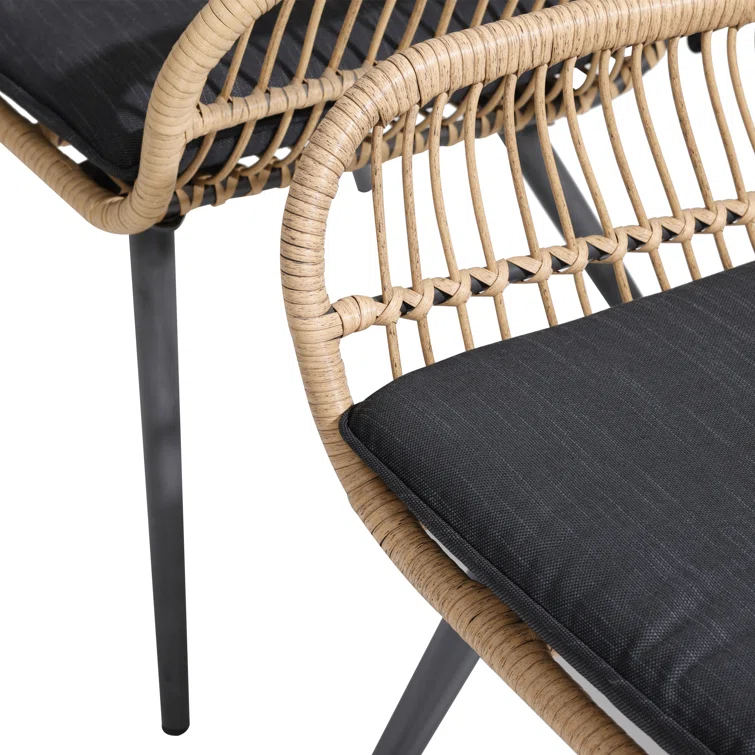 Cuesta Rattan Sofa Seating Group with Cushions