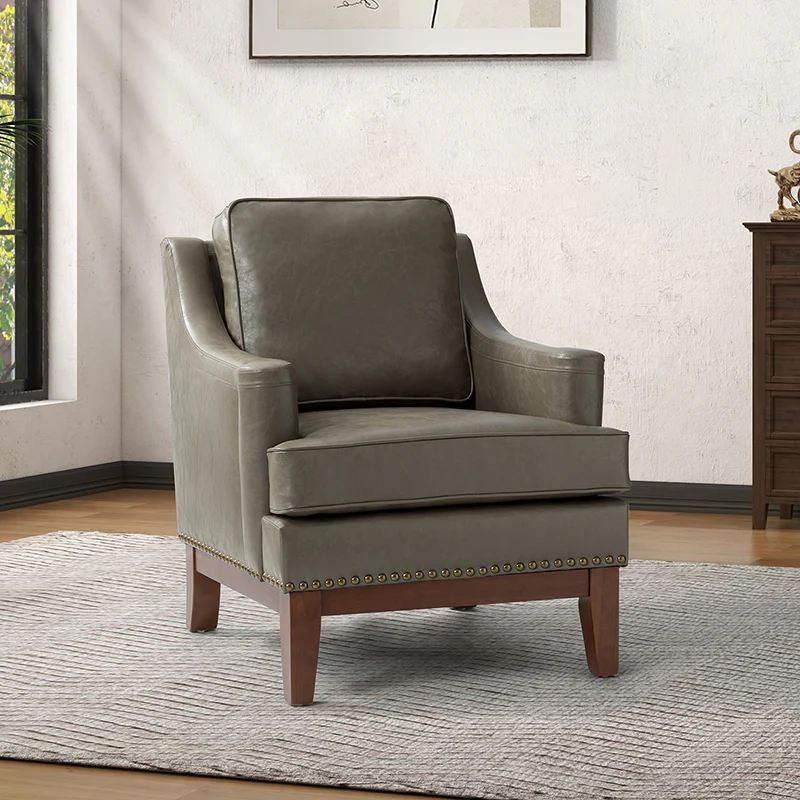Christoph Vegan Leather Armchair