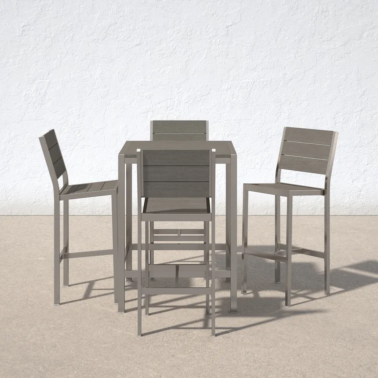 Lysa 4 - Person Square Outdoor Dining Set