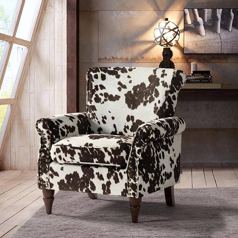 Artemisa Modern Floral Pattern Upholstered Armchair