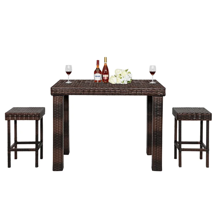 Wilner 4 - Person Rectangular Outdoor Dining Set