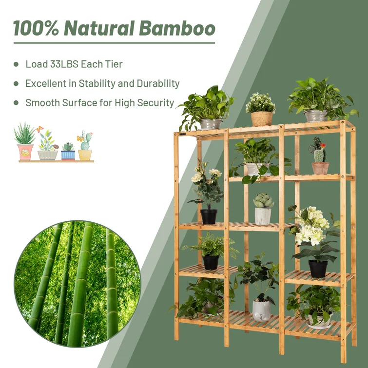 45'' W Solid Wood Shelving Unit