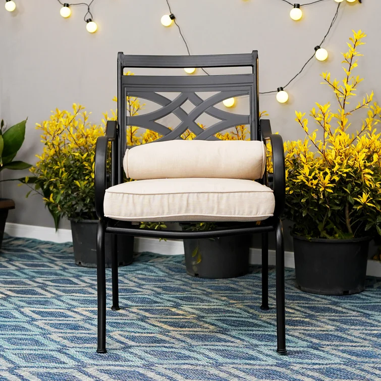 Alyah 4 - Person Square Outdoor Dining Set with Cushions