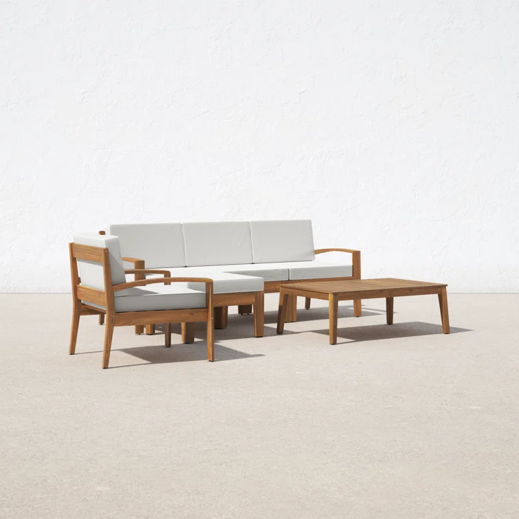 Penrock 5 - Person Outdoor Seating Group with Cushions