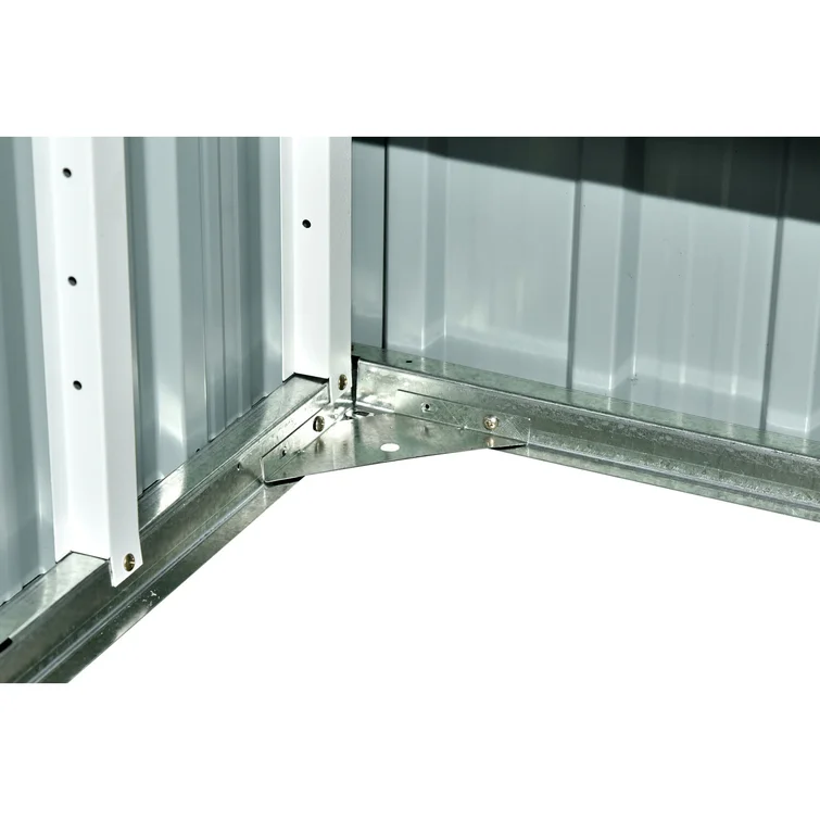 5 ft. W x 3 ft. D Metal Horizontal Storage Shed