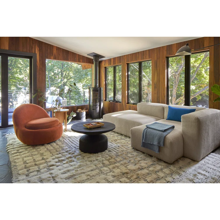 Winnie 2 - Piece Corduroy Sectional