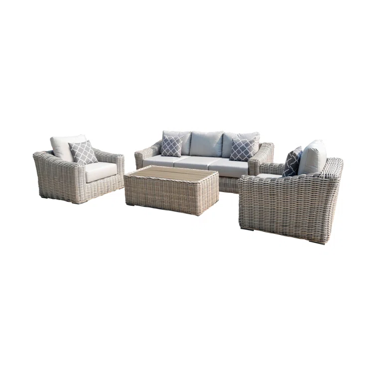 Sommer 5 - Person Outdoor Seating Group with Cushions